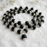 Silver Coated Karungali Mala