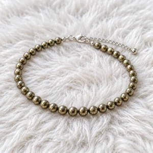 Pyrite Anklet